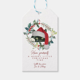 Cat Meowy Kleine Weihnachtsgeschenke Tags Geschenkanhänger