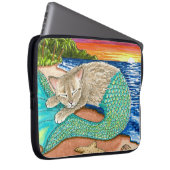 Cat Mermaid 23 Laptopschutzhülle (Vorne Rechts)