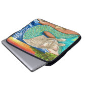 Cat Mermaid 23 Laptopschutzhülle (Vorne Knopf)