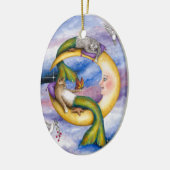 Cat Mermaid 29 Keramikornament (Links)