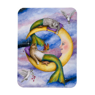 Cat Mermaid 29 Magnet