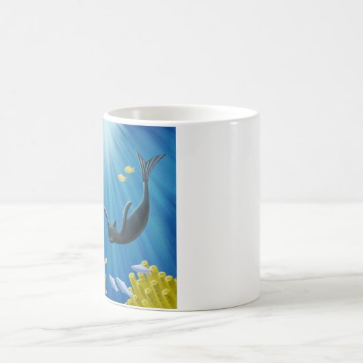 Cat Mermaid Kaffeetasse (Mittel)