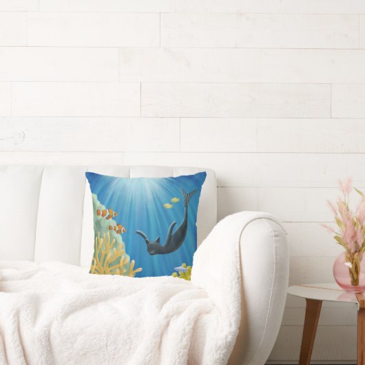 Cat Mermaid Kissen (Liege)