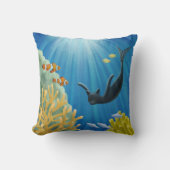 Cat Mermaid Kissen (Vorderseite)