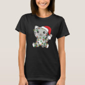 Cat Merry Christmas Winter Animals Cats Christmas T-Shirt (Vorderseite)