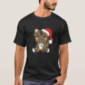 Cat Merry Christmas Winter Animals Cats Christmas T-Shirt (Vorderseite)