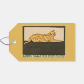 Cat Merry Xmas, 1921 Geschenkanhänger (Rückseite Horizontal)