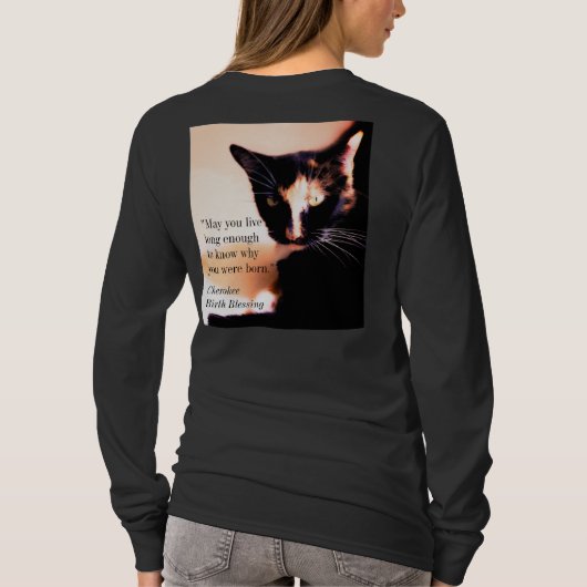 Cat Messenger T-Shirt (Rückseite)