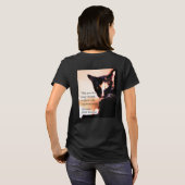 Cat Messenger T-Shirt (Schwarz voll)