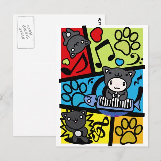 Cat_Method Postkarte (Vorne/Hinten)