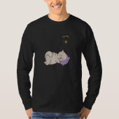 Cat Mice Dreaming Sleeping T-Shirt (Vorderseite)