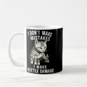 Cat Miniature Painter Battle Damage Funny Miniatur Kaffeetasse (Links)