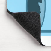 Cat Mirror Lion Reflection Confidence Motivation Mousepad (Ecke)