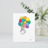 CAT MIT BALLOONS Postkarte von Sandra Boynton (Stehend Vorderseite)