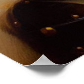 Cat Mittelalterlicher Ritter Poster (Ecke)