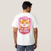 Cat-Modus aktiviert lustige Tabby von Kätzchen ben T-Shirt (Schwarz voll)