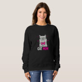 Cat Mom 2 Sweatshirt (Vorne ganz)