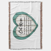 Cat Mom Again Keeper Throw Decke (Vorderseite Vertikal)