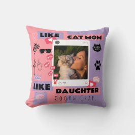 Cat Mom Cat Dad Pillow Gift For Cat Lovers Kissen