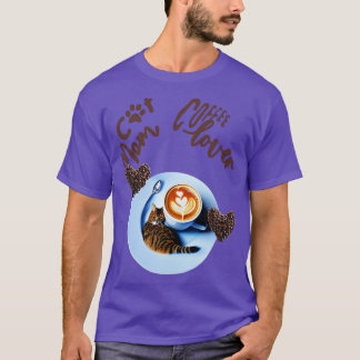 Cat Mom coffee lieber Cat Design 6 T-Shirt