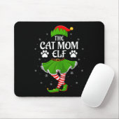 Cat Mom Elf Christmas Family Girls Women Elf Squad Mousepad (Mit Mouse)