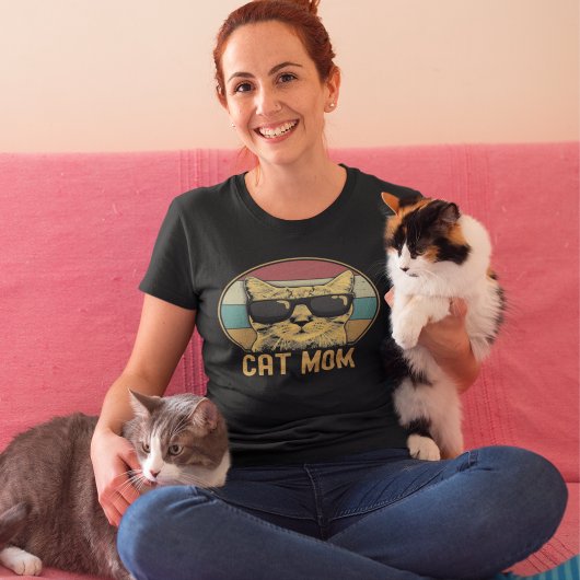 Cat Mom Funny Cat Lovers T-Shirt