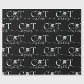Cat Mom Geschenkpapier (Flach)