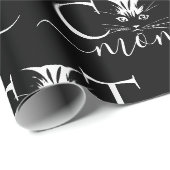 Cat Mom Geschenkpapier (Rolleneckpunkt)