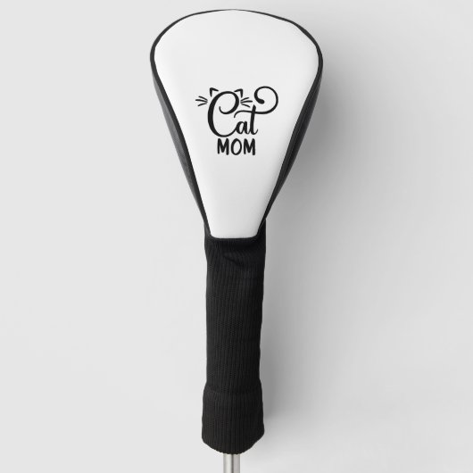 Cat Mom Golf Headcover (Vorderseite)