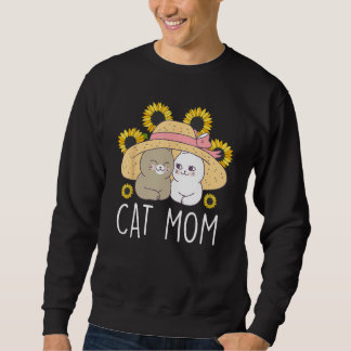 Cat Mom Kittens Cat Owner I love Cats and Kittens Sweatshirt