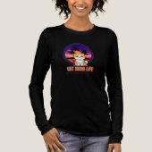 Cat Mom Life funny Tri-Blend Shirt (Vorderseite)
