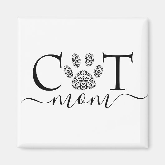 Cat Mom Magnet (Vorne)