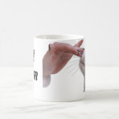 Cat Mom Mug | Cute Cat Lover Gift with Hand Pettin Kaffeetasse (Mittel)