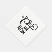 Cat Mom Serviette (Ecke)
