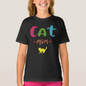 Cat mom T-Shirt (Vorderseite)