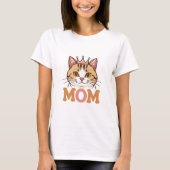 Cat mom T-Shirt (Vorderseite)