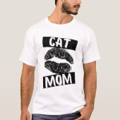 Cat mom T-Shirt (Vorderseite)