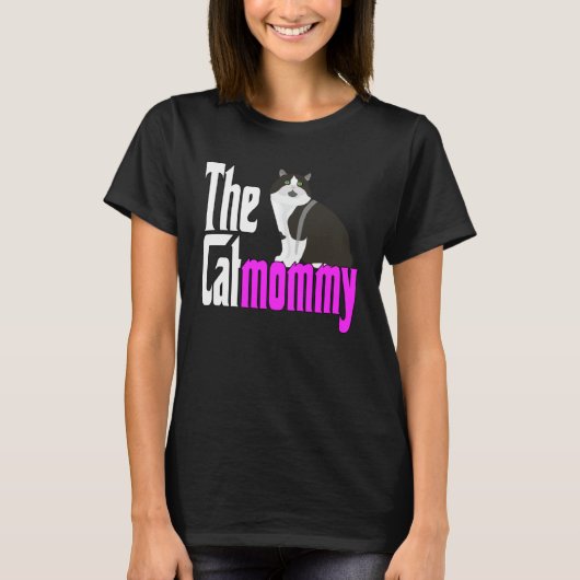 Cat Mom The Catmother Crazy Cat Mother Kitty Mommy T-Shirt (Vorderseite)