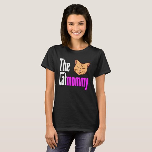 Cat Mom The Catmother Crazy Cat Mother Kitty Mommy T-Shirt (Vorne ganz)