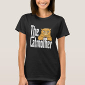 Cat Mom The Catmother Crazy Coffee Cat Mother Kitt T-Shirt (Vorderseite)