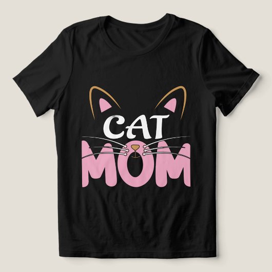 Cat Mom  Tri-Blend Shirt