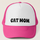 CAT MOM TRUCKER HAT FOR HER TRUCKERKAPPE (Vorderseite)