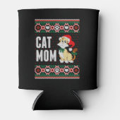 Cat Mom Ugly Christmas Sweater Dosenkühler (Vorderseite)