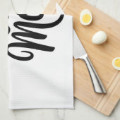 Cat Mom Whiskers and Ears Geschirrtuch (Viertel Falte)