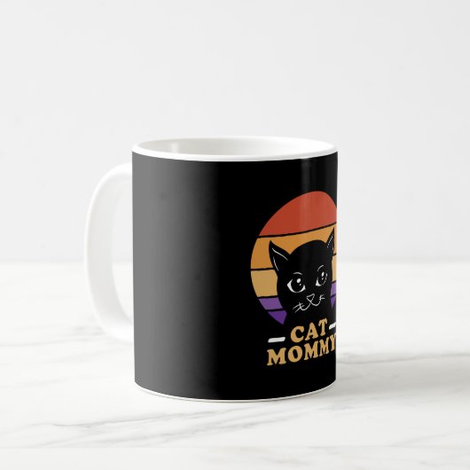Cat Mommy Kaffeetasse (Vorderseite Links)