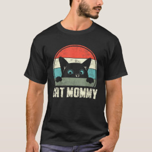 Cat Mommy Vintag Pet Kitty Mother Day Frauen T-Shirt