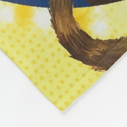 Cat Moon Liebe ist bei Ihnen Fleecedecke (Ecke)