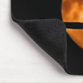 Cat Moon modern, farbenfroh und elegant anpassbar Mousepad (Ecke)