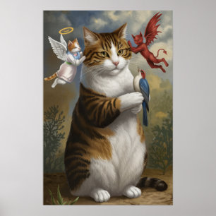 Cat Moral Dilemma Poster