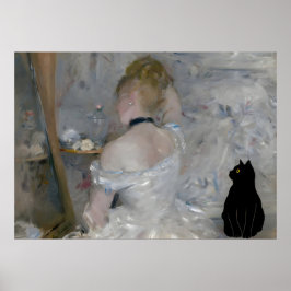 Cat Morisot Frau bei ihrem Toilette-Pop Poster